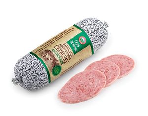 Колбаса варено-копченая куриная Сервелат Австрийский (Село Зеленое).jpg