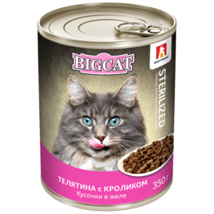 Big Cat Sterilized Телятина с кроликом (Зоогурман).png