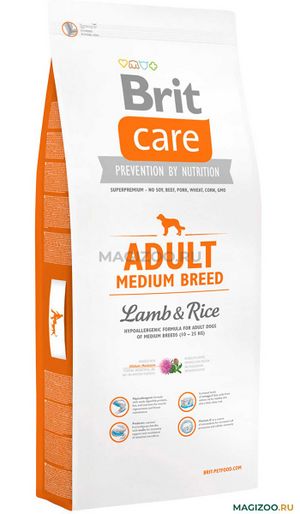 Care Adult Medium Breed с ягненком и рисом (Brit).jpg