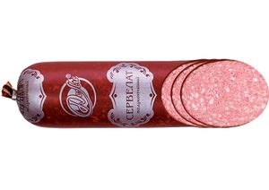 Колбаса полукопченая Сервелат (ДеЛи).jpg