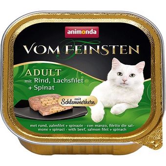 Vom Fenstein Adult Menue для гурманов говядина, филе лосося, шпинат (ANIMONDA).jpg
