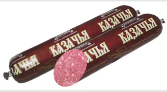 Варено-копченая колбаса Казачья (Фабрика Селенга).png