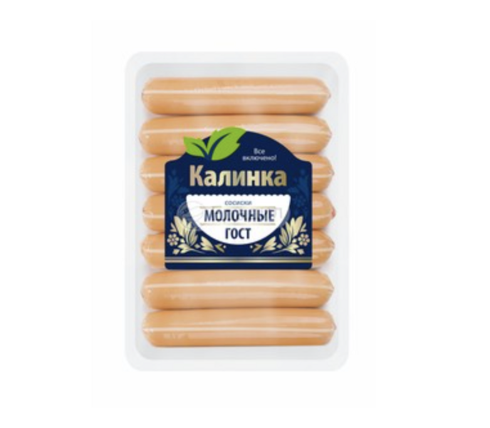Файл:Сосиски Молочные ГОСТ (Калинка).png