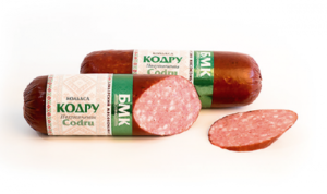 Колбаса полукопченая Кодру (Бендерский мясокомбинат).png